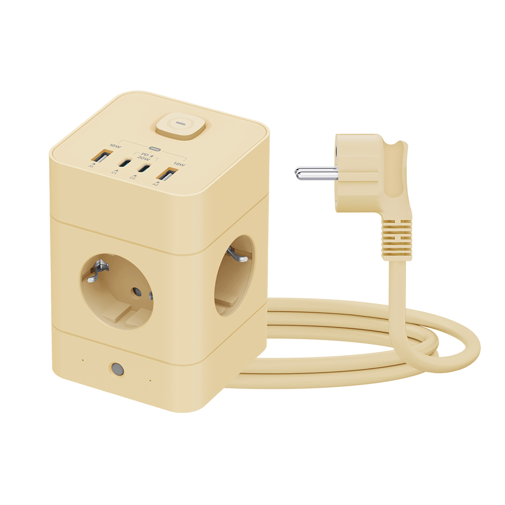 에코너 MT08 수직 타워형 캠핑 디자인 고용량멀티탭 USB C타입 충전기 콘센트