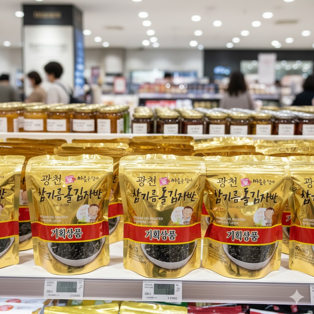 명식품본사 참기름돌김자반볶음 [소포장] 40g, 20개 - 상세 이미지 3