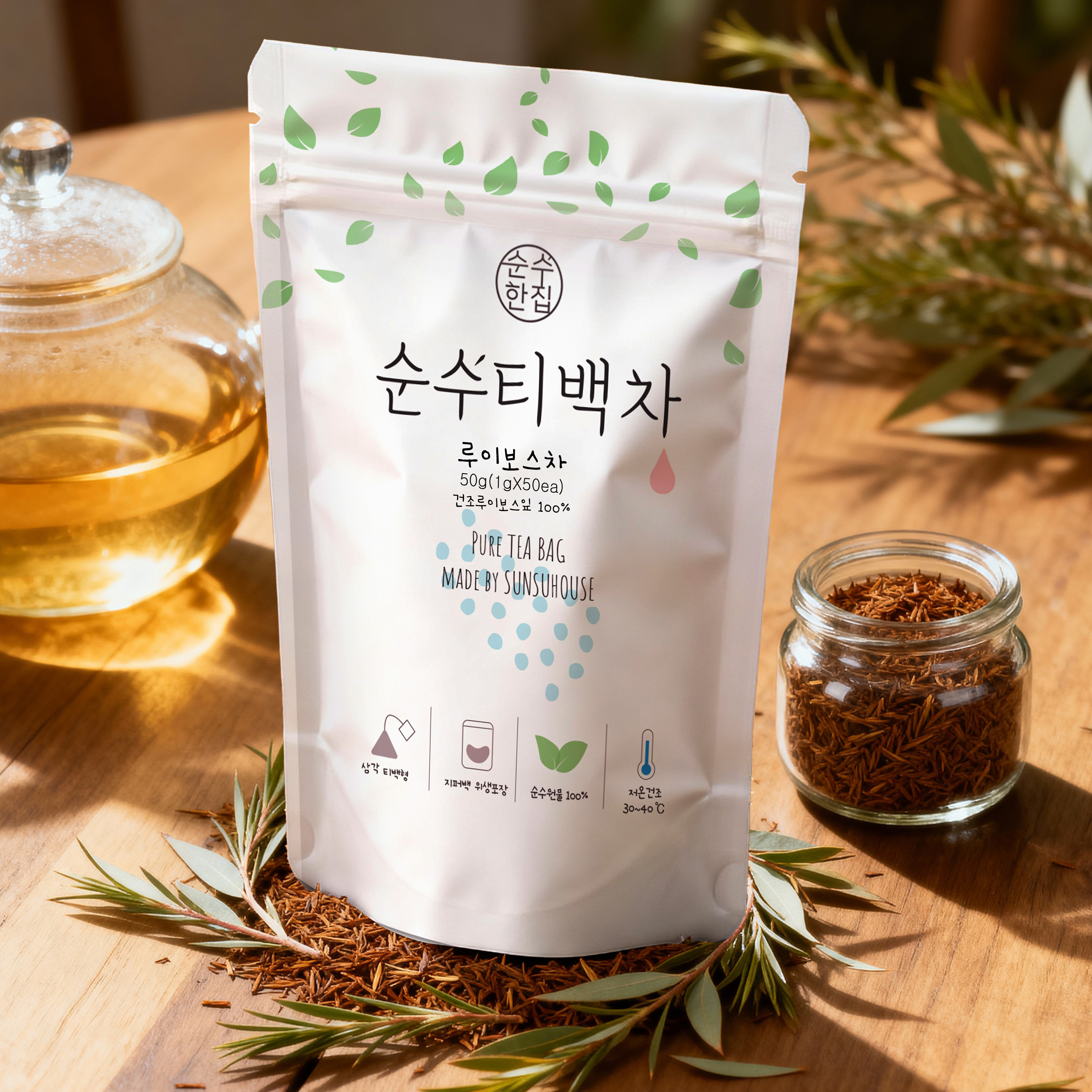 순수한집 임산부 루이보스티 티백 50개입 이미지 4
