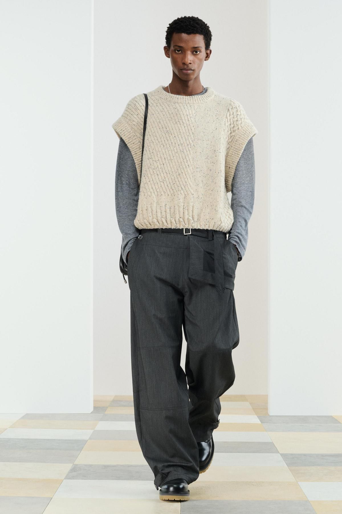 자라 릴랙스핏 더블웨이스트 슬랙스 팬츠 6361/316 ANTHRACITE GREY - 상세 이미지 2