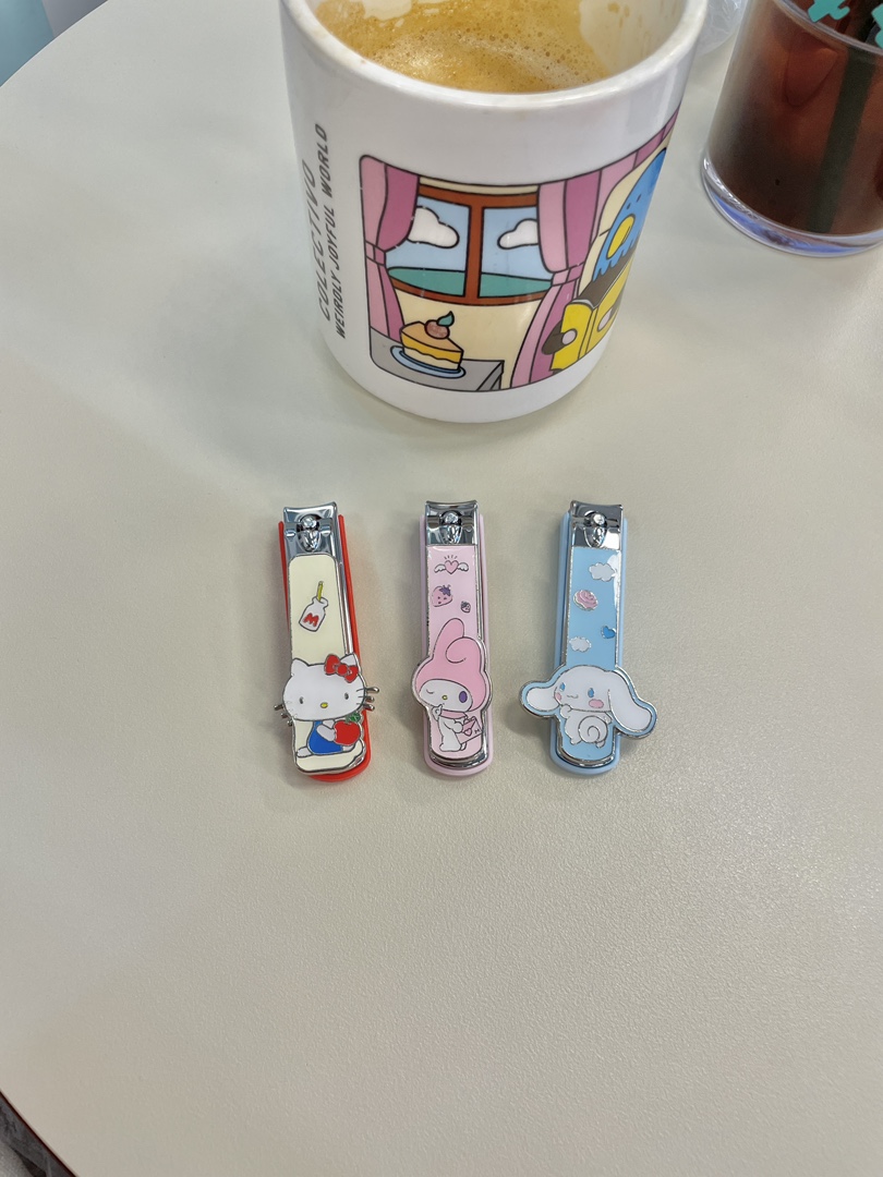 헬로키티 손톱깎이 산리오 시나몬롤 마이멜로디 핑크 블루 (3type) - 상세 이미지 2