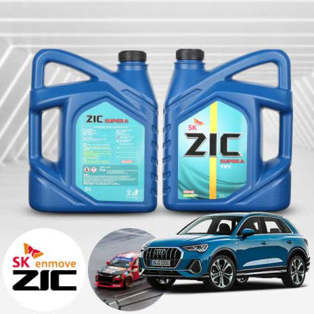[자체제작]아우디 Q3 35TDI (CFG) ZIC 지크 SUPER A 부동액 3L 1병 냉각수 자동차 엔진부동액 녹방지 고성능 EG 쿨런트