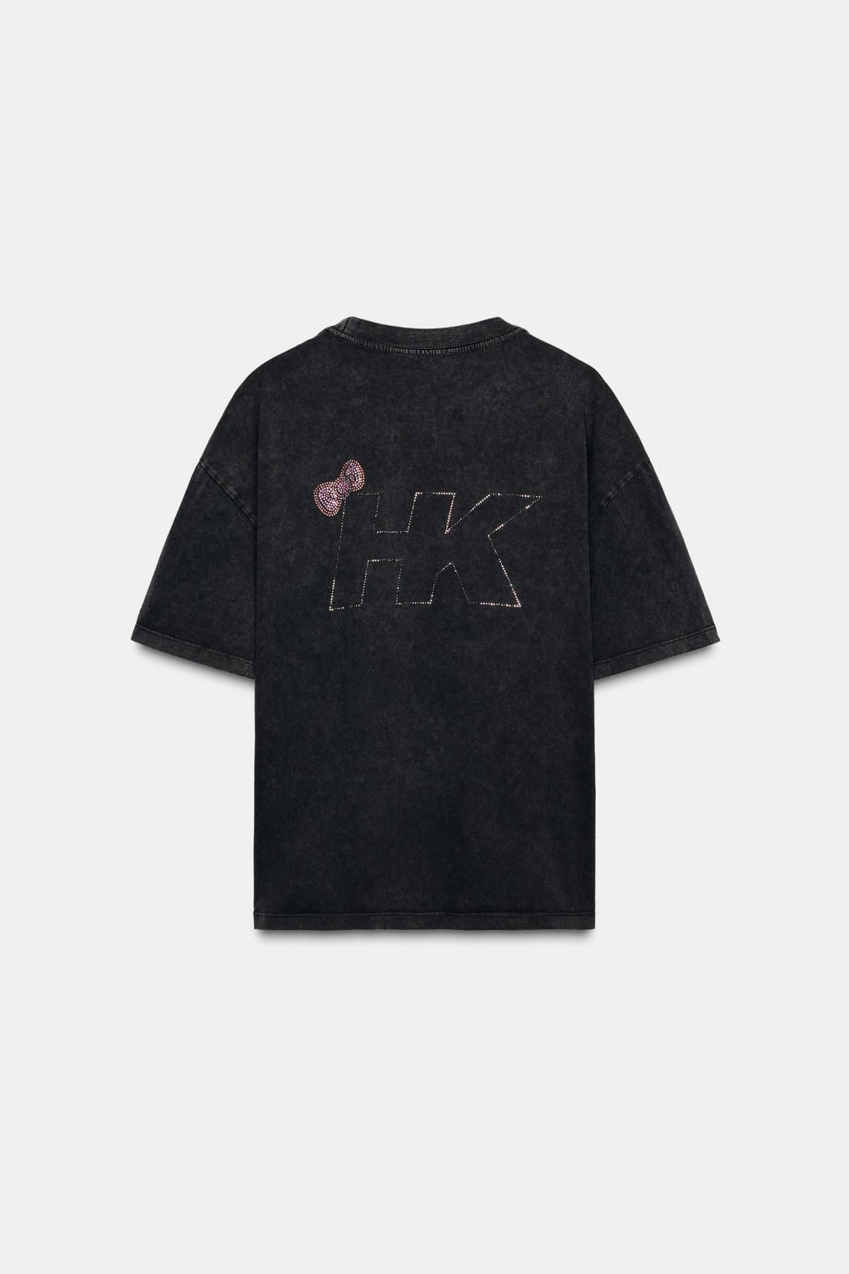 자라 헬로키디 메탈릭 반팔 티셔츠 6050/045 ANTHRACITE GREY - 상세 이미지 2