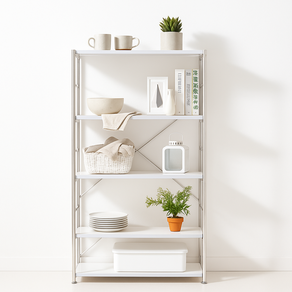 수납선반 스텐 선반 철제 다용도 랙 팬트리 시스템 모듈 선반장 센추리 3단