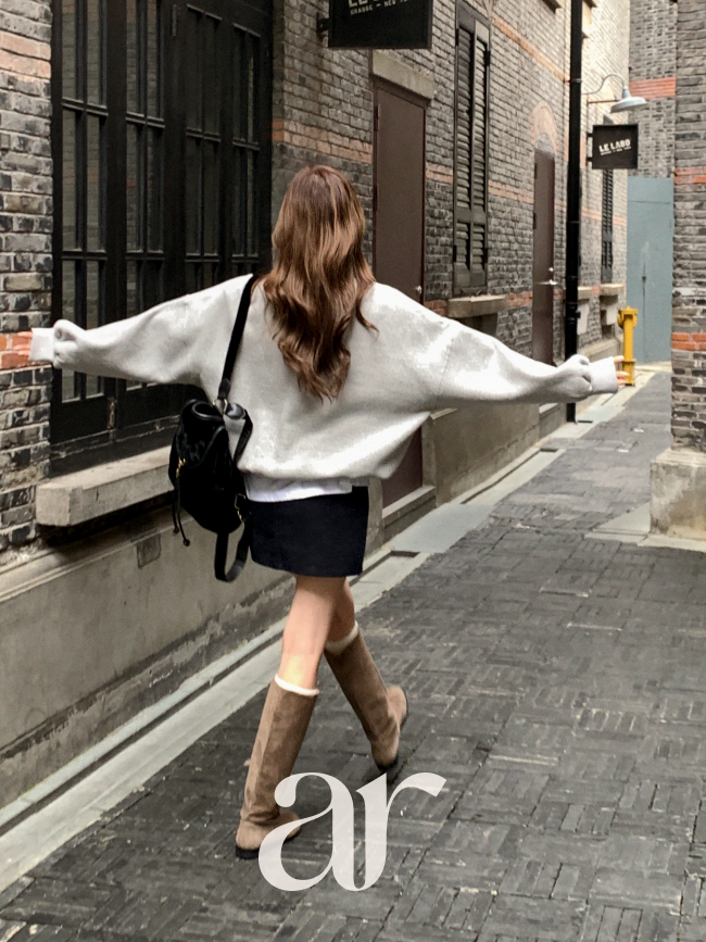 양기모 레터링 자수 맨투맨 ts4772 - 상세 이미지 4