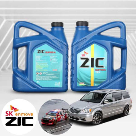 [자체제작]크라이슬러 그랜드보이저 3.8 ZIC 지크 SUPER A 부동액 3L 1병 냉각수 자동차 엔진부동액 녹방지 고성능 EG 쿨런트