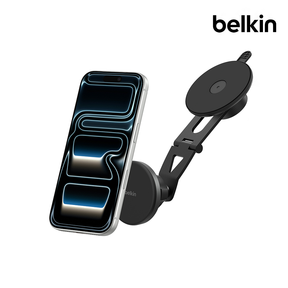 벨킨 Qi2 15W 차량용 고속 무선 충전기 전기차용 EV 마그네틱 충전 거치대 WIC013