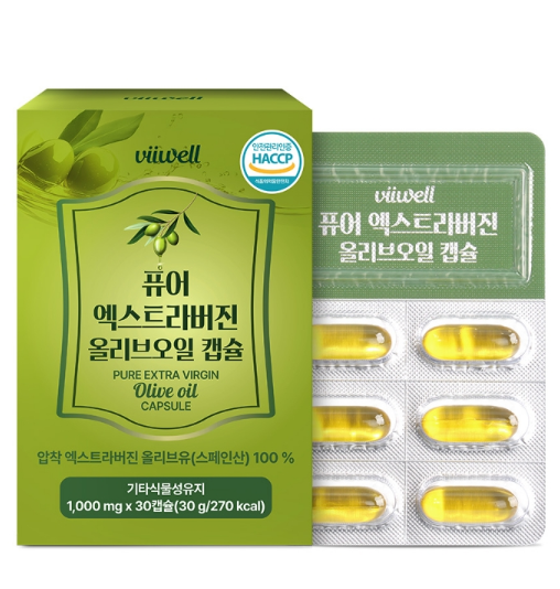 올리브오일 캡슐 올리브유 지중해 일회용 생식용 30개입, 1개 이미지 1