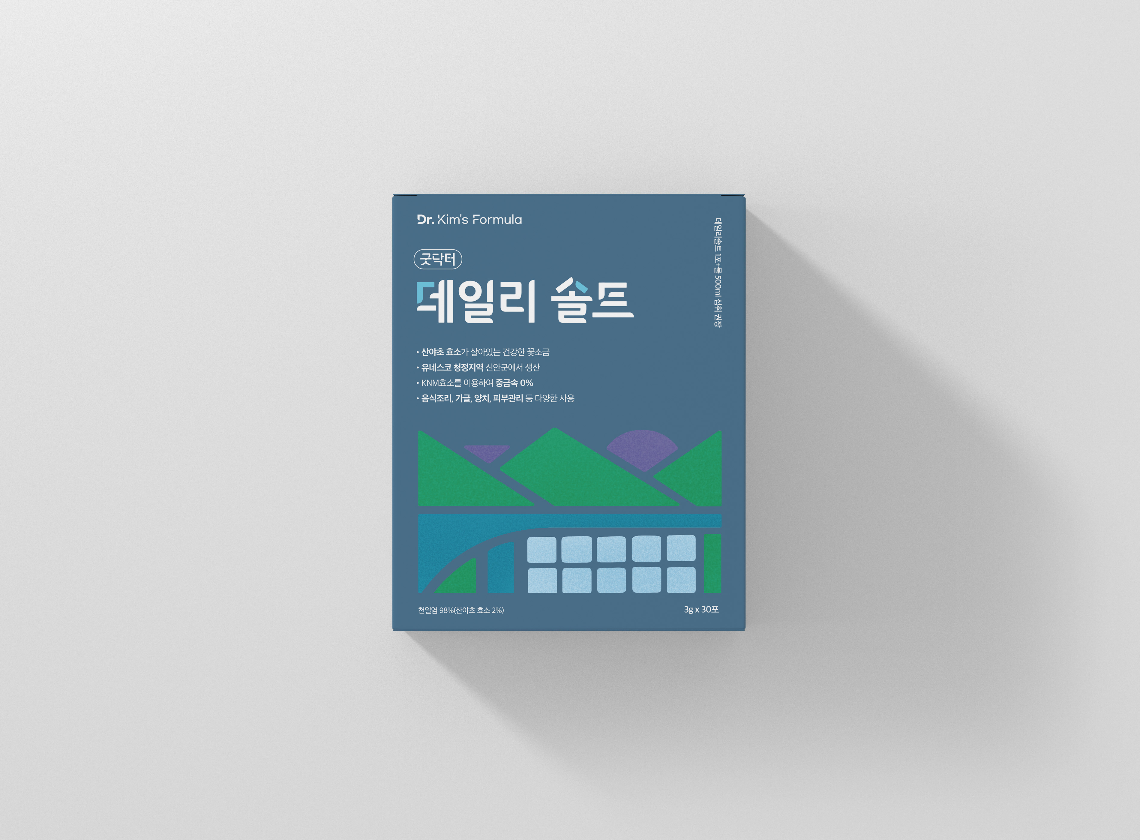 굿닥터 데일리솔트 누가의원 김태균 명품 아침 공복 미네랄 소금 30포 90g, 3개 이미지 2