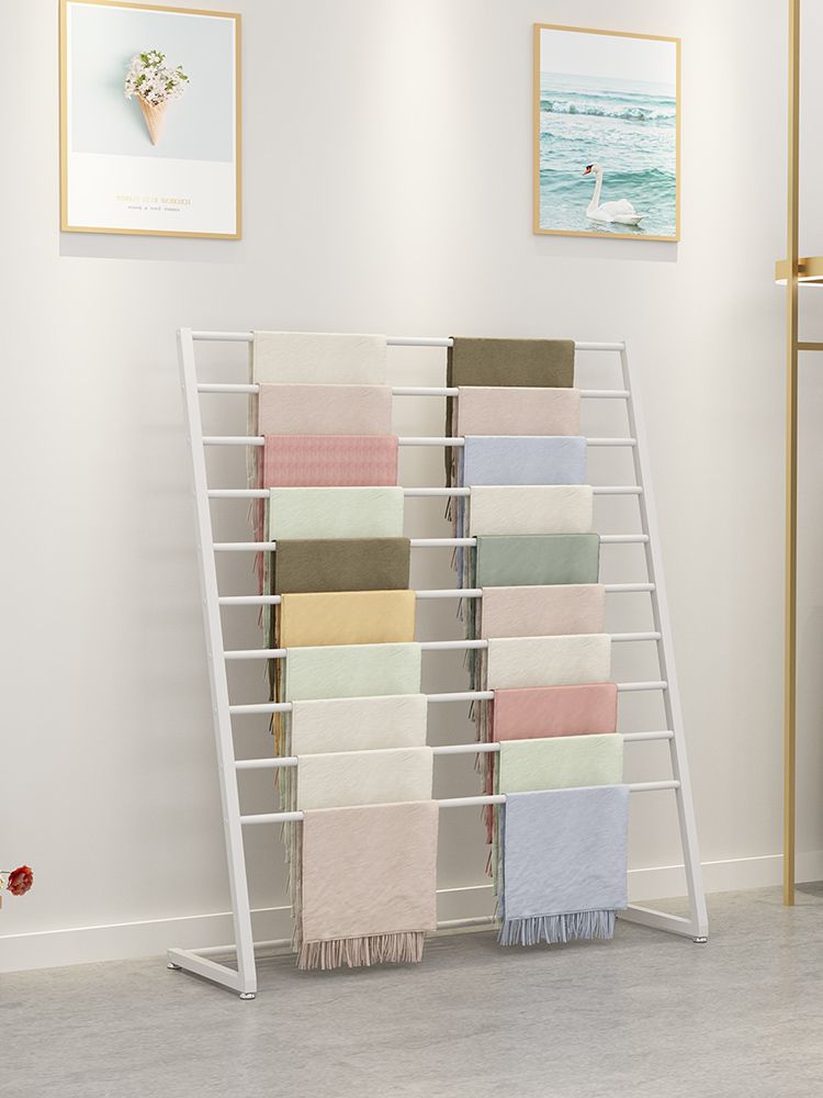 목도리 진열대 전시 다용도 악세사리 높이 매장 액세서리 60x40x145 블랙 공식 표준 - 상세 이미지 3