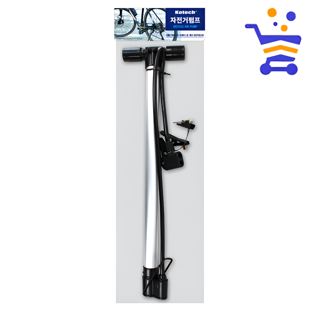 코텍 자전거 펌프 타이어 바퀴 공 튜브 공기 바람 주입기 (K-3938) - 메인 이미지