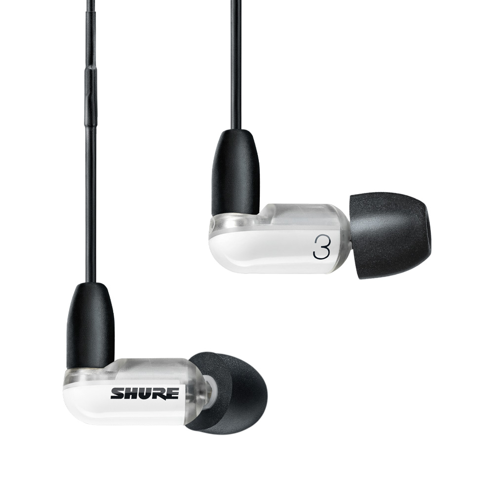 [SHURE] 슈어 AONIC 3 슈어 사운드 아이솔레이팅 이어폰 (화이트) - 상품 이미지