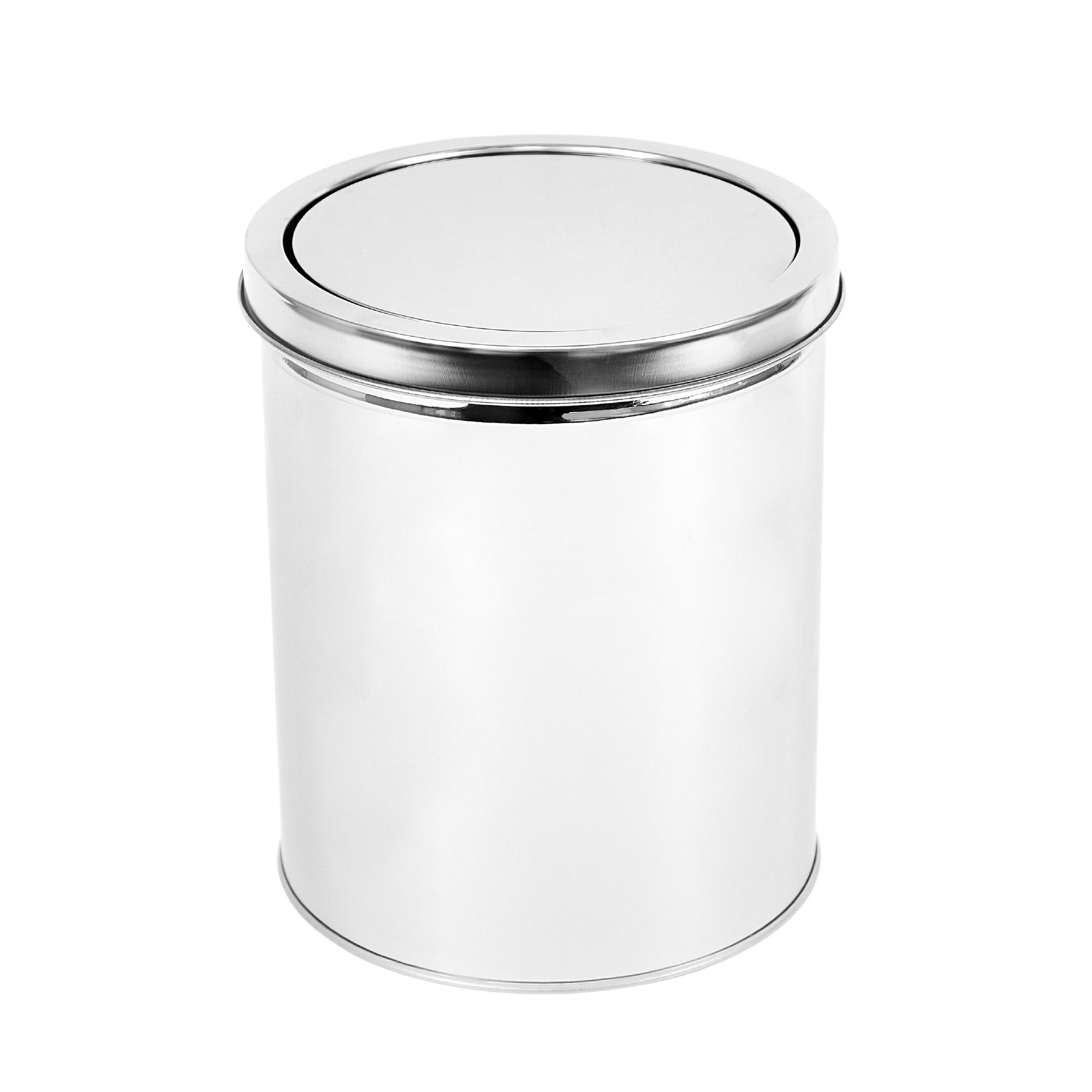 스윙 스텐 휴지통 10L - 상품 이미지