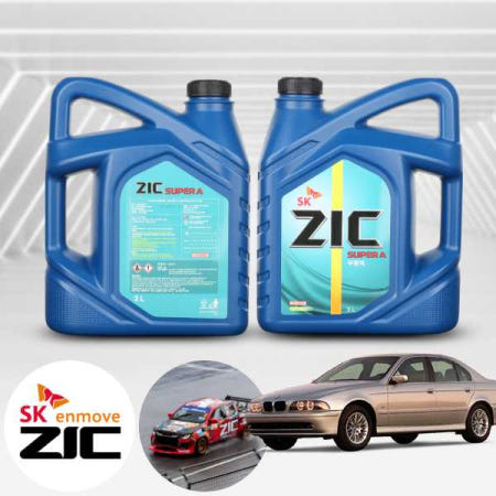 [자체제작]BMW E39 525i (97~04) ZIC 지크 SUPER A 부동액 3L 1병 냉각수 자동차 엔진부동액 녹방지 고성능 EG 쿨런트