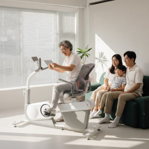 멜킨 좌식 실내자전거 EMS ERG 사이클론지 재활 바이크 가정용 운동기... 운동러 솔직 후기 | 실사용 리뷰 - 상품 이미지 4