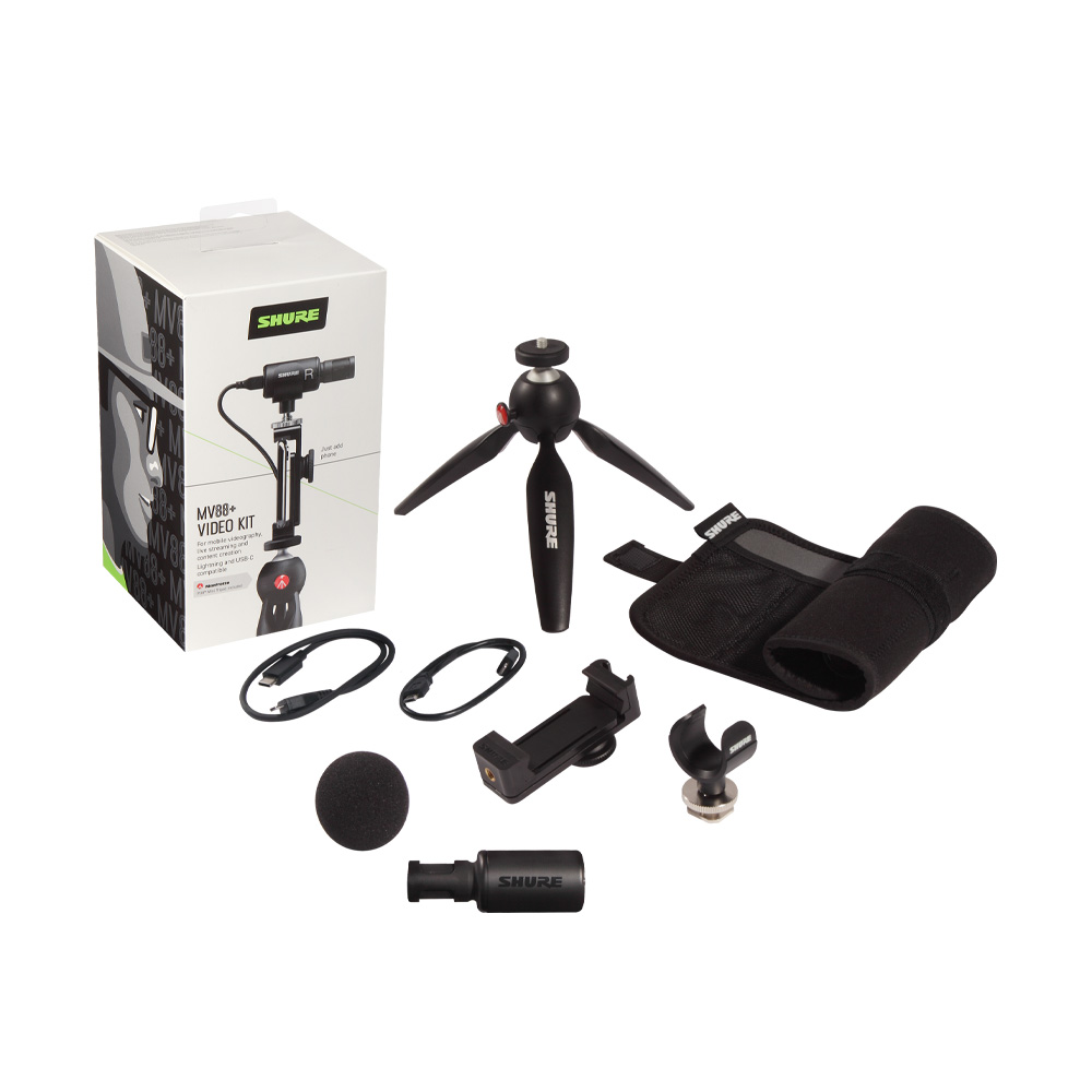 [SHURE] 슈어 MV88+ Video Kit 슈어 프리미엄 디지털 스테레오 컨덴서 모바일 마이크 이미지 6