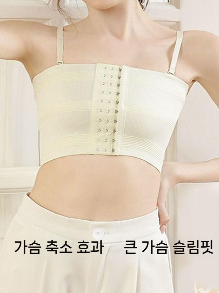 흉곽코르셋 여성 보정 밴드 흉곽 큰가슴 슬림 벨트 스킨 L(55 - 60kg) - 상세 이미지 4