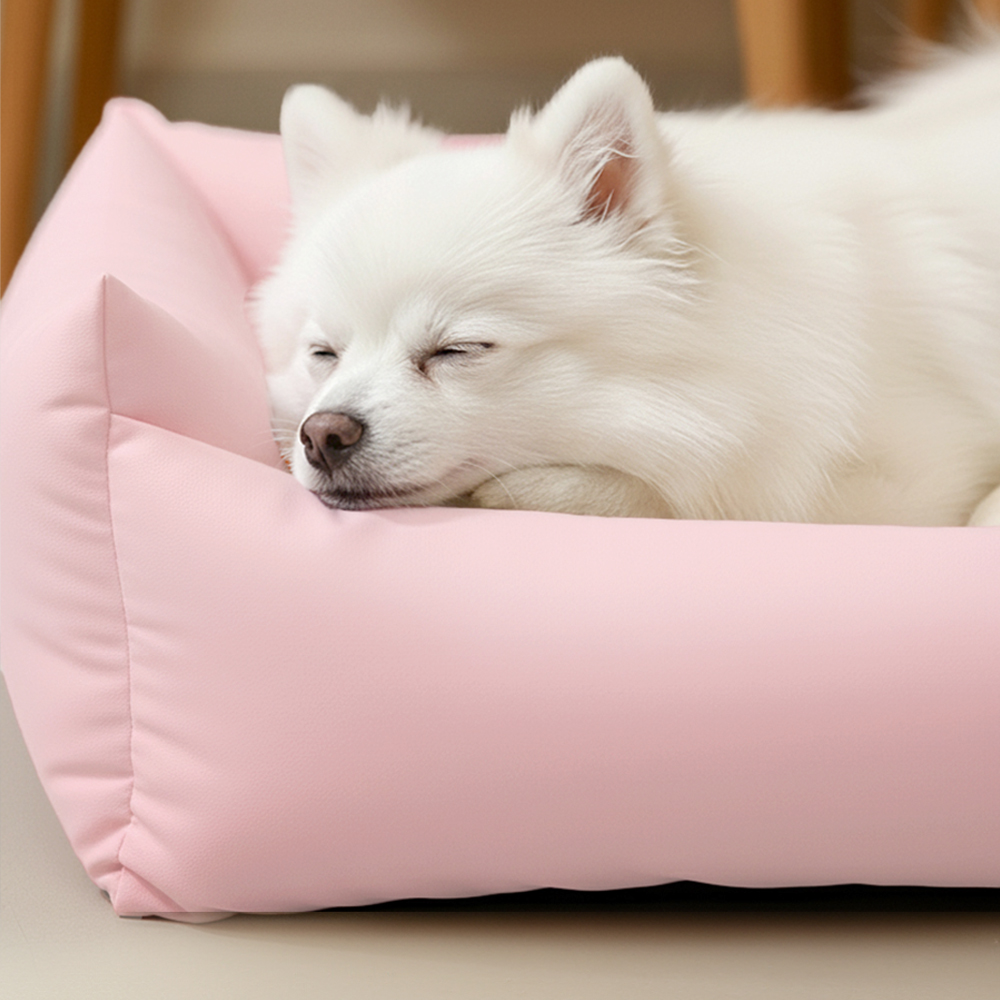 레토 강아지방석 프리미엄 대형 사각 쿠션 올커버 분리형 방석