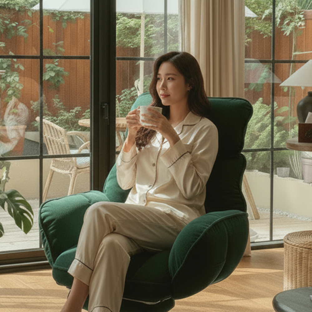 웰백 클래식 컴퓨터 침대형 게이밍 책상 사무용 리클라이너 의자