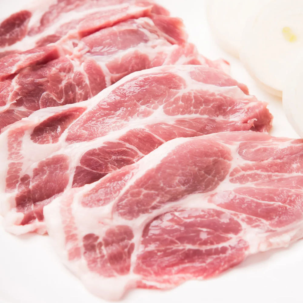 돼지 목전지 2kg 미국산 (구이용/제육용)