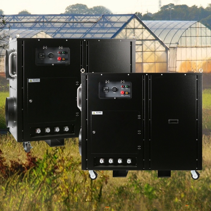 산업용 초대형열풍기 132평형 비닐하우스 축사 이동식 전기온풍기 - 상세 이미지 4