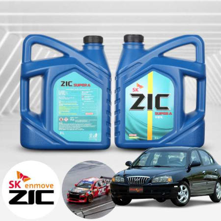 아반떼XD(00~06) 1.5/2.0 ZIC 지크 SUPER A 부동액 3L 1병 냉각수 자동차 엔진부동액 녹방지 고성능 EG 쿨런트