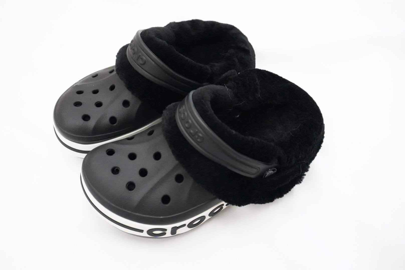 [초간편탈부착] 크룩스내피 클로그 키즈 털 안감 4세대 플리스버튼 클로그인