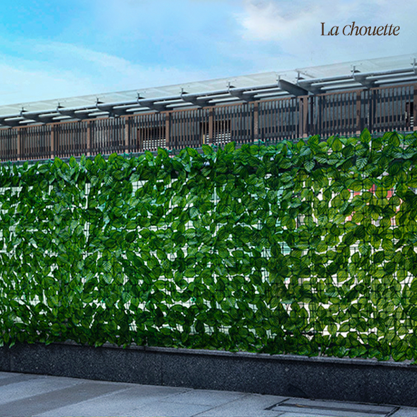 라슈에뜨 테라스 나뭇잎가림막 펜스꾸미기 사생활보호 옥상 발코니 베란다가리개 라이트그린3m