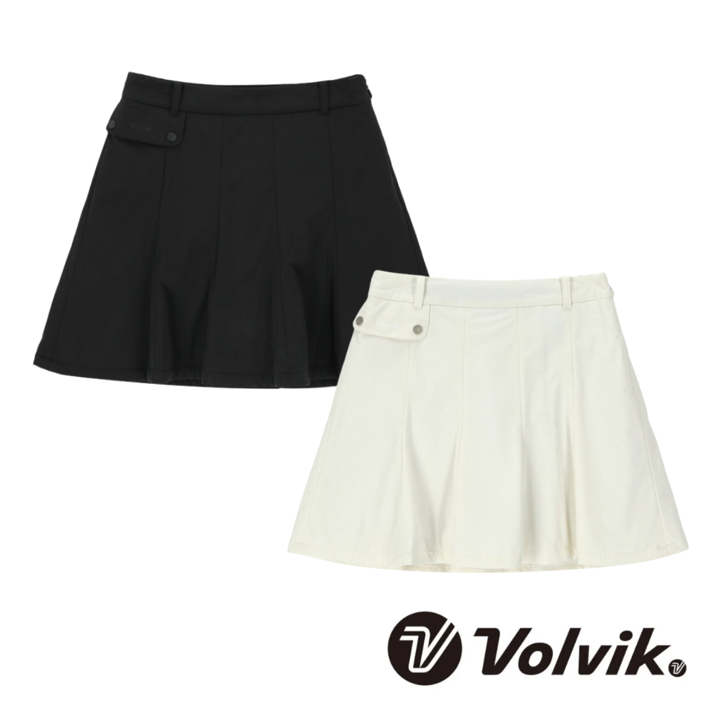 볼빅치마 여성골프웨어 여성골프치마 퀼팅 패딩 플레어 큐롯 스커트 VLCUPA01 - 메인 이미지