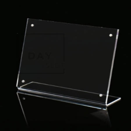 [트렌디프레소협력사]데이슬롯 자석 아크릴 쇼케이스 B7 가로형 행사용POP판 POP스탠드 투명거치대