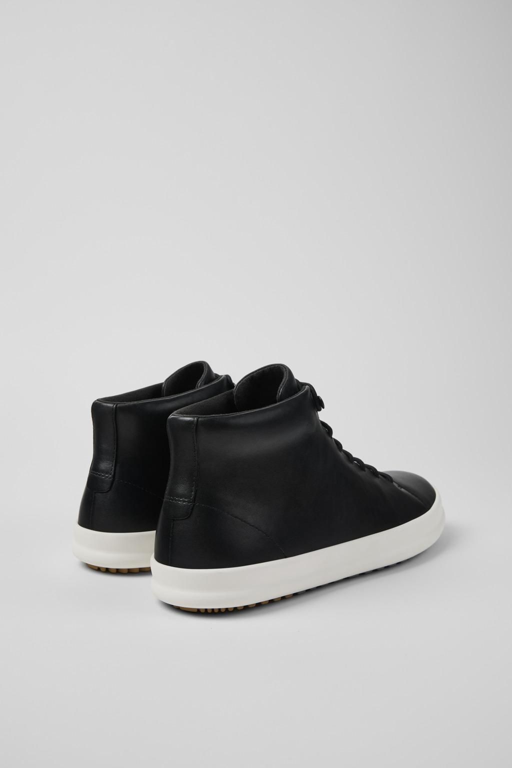 캠퍼 프리미엄 레더 남성 앵클부츠 Chasis K300236-023 BLACK - 상세 이미지 3
