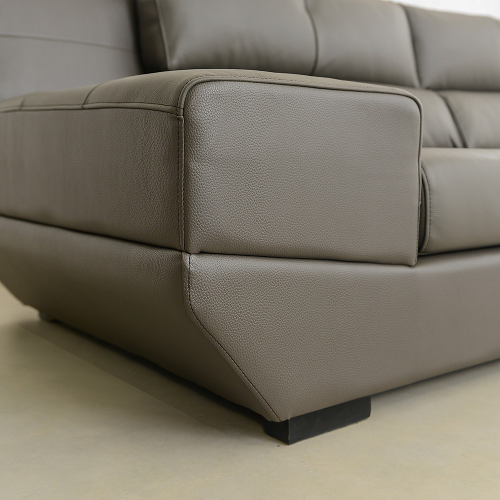 보루네오 피렌체 이태리 천연통가죽 소가죽 소파 6인용 코너형