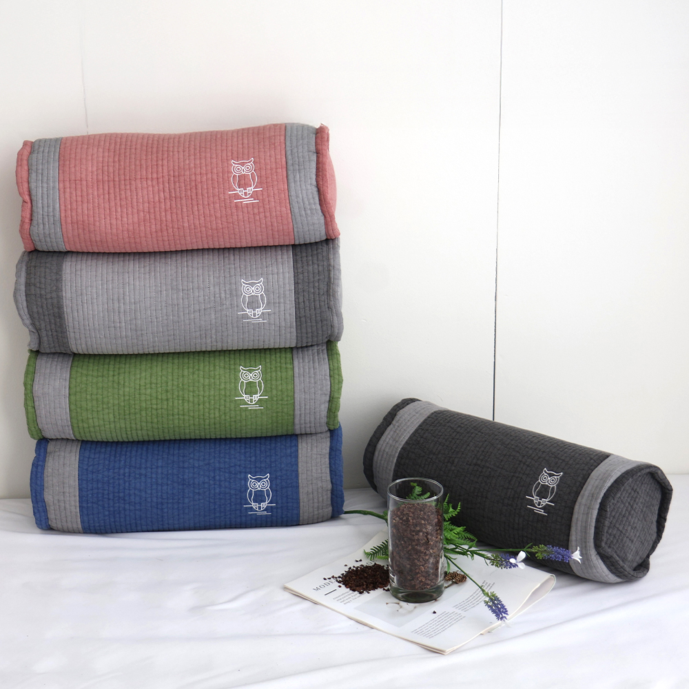 아르떼베딩 메밀베개 거북목 일자목 경추 낮잠 베게 원형 부엉이 자수 풍수