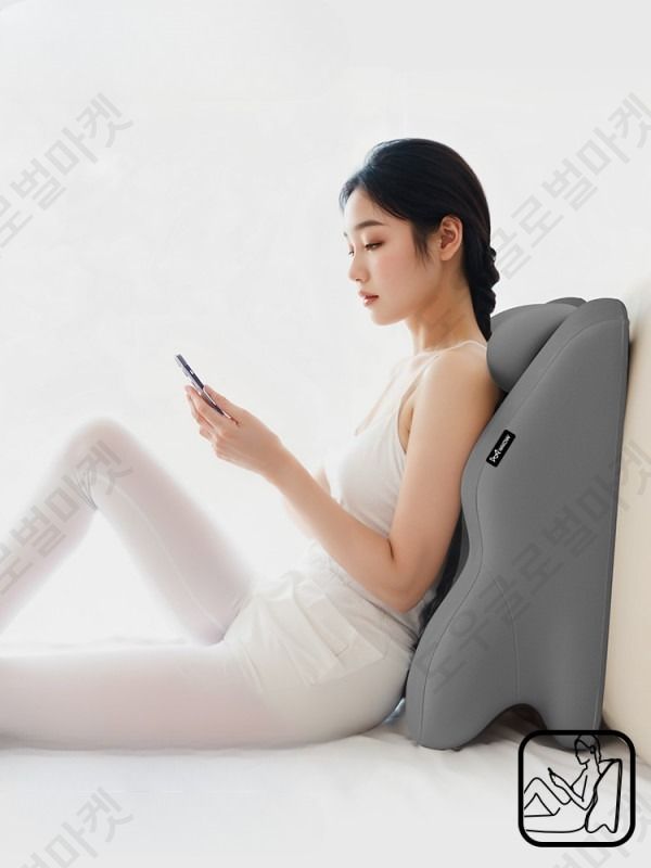 북쿠션 독서쿠션 침대 팔걸이 침대 태블릿 휴대폰 거치대 - 상세 이미지 3