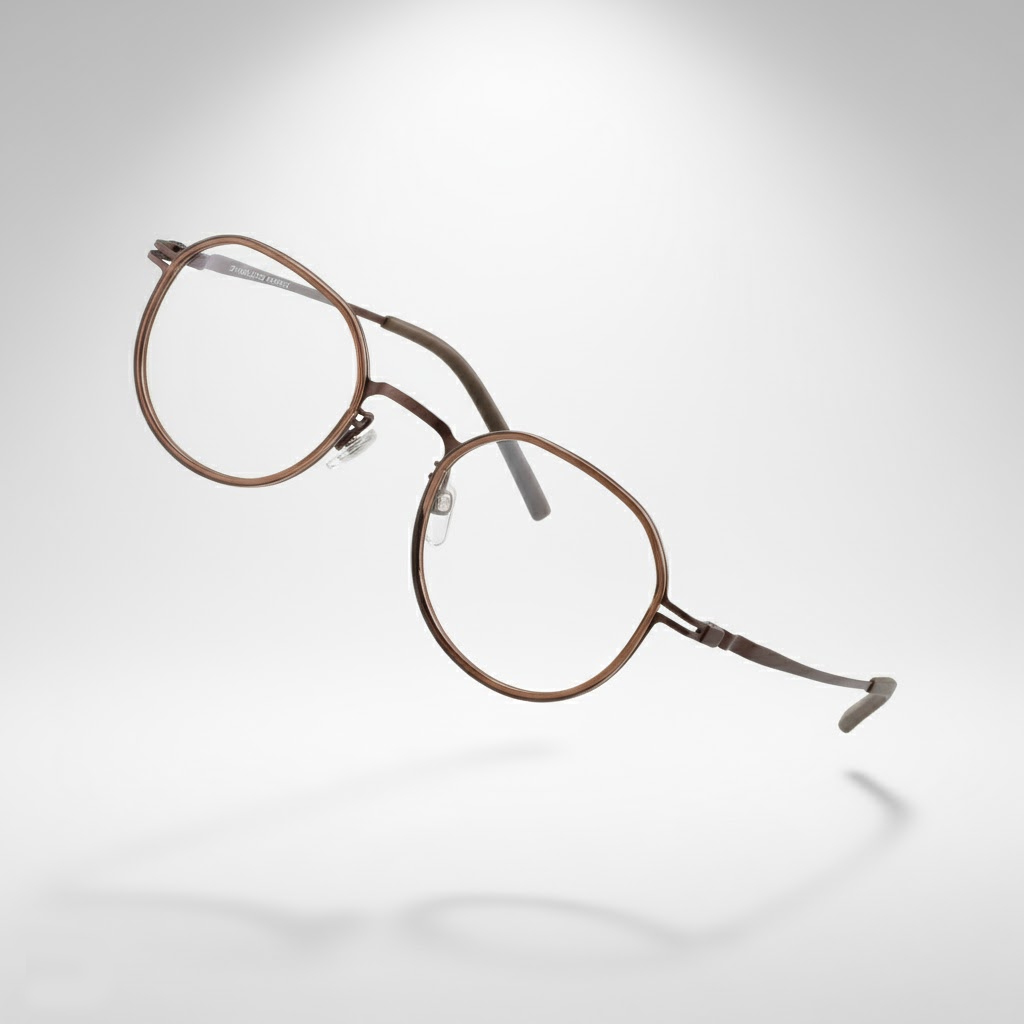 블루라이트차단 안경 다각형 초경량 가벼운 솔텍스 안경테 제품 이미지