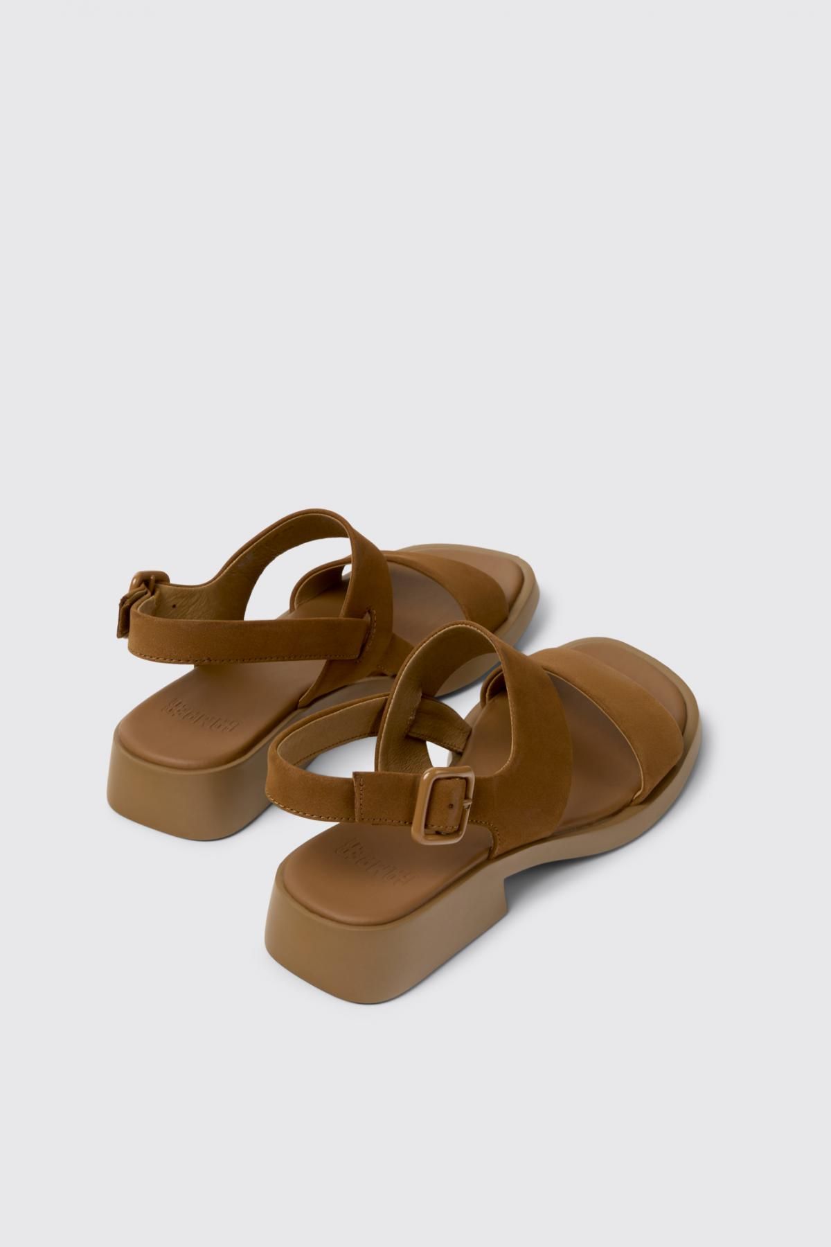 캠퍼 컴포트 스트랩 샌들 브라운 누벅 Dana K201486-014 BROWN - 상세 이미지 3