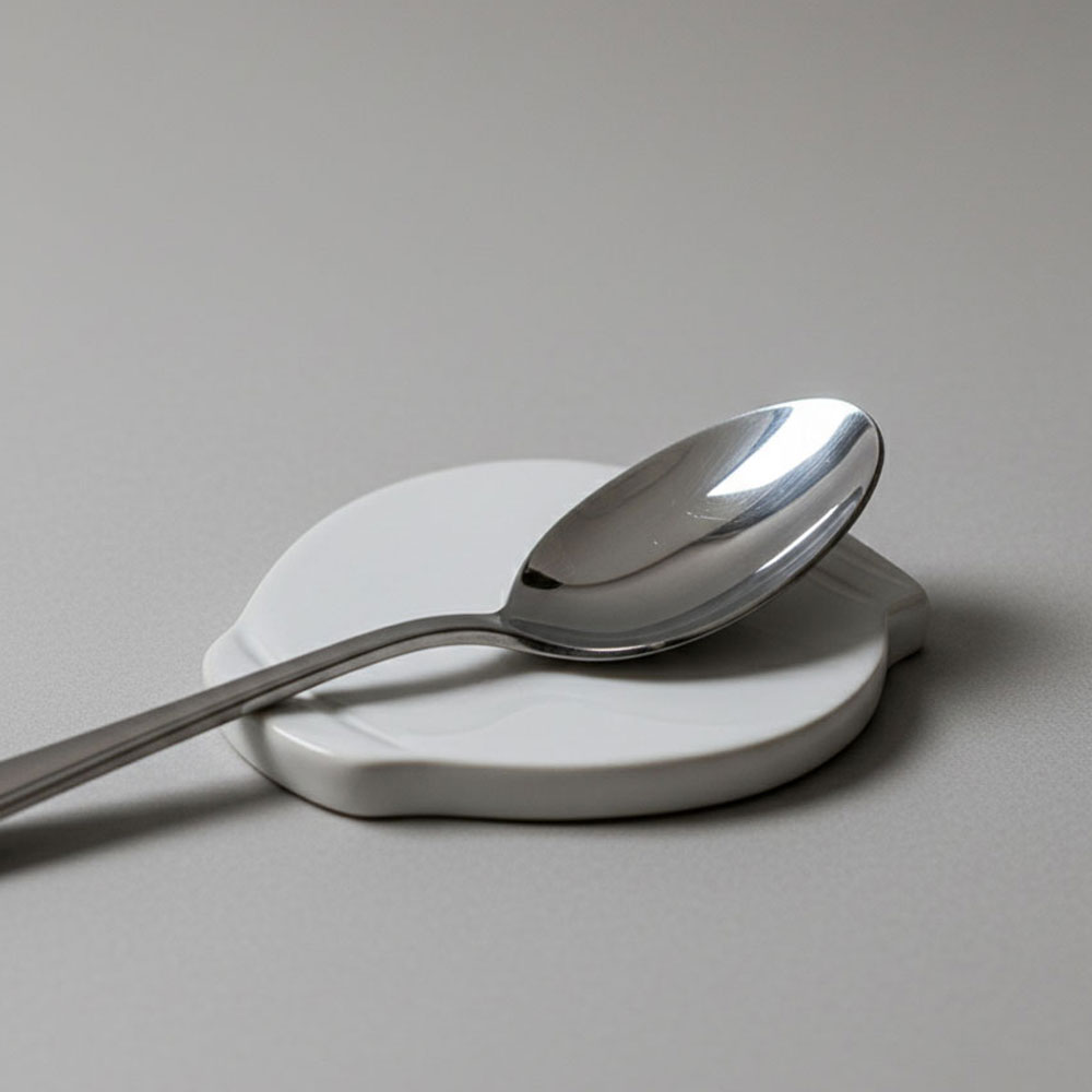 달항아리 도자기 수저받침 받침대 젓가락 숟가락 백자 감성 식탁 인테리어 포인트 따수분 선물 이미지 7