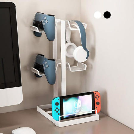 게임패드 헤드폰 수납 거치대 중형 음향기기 정리 스탠드