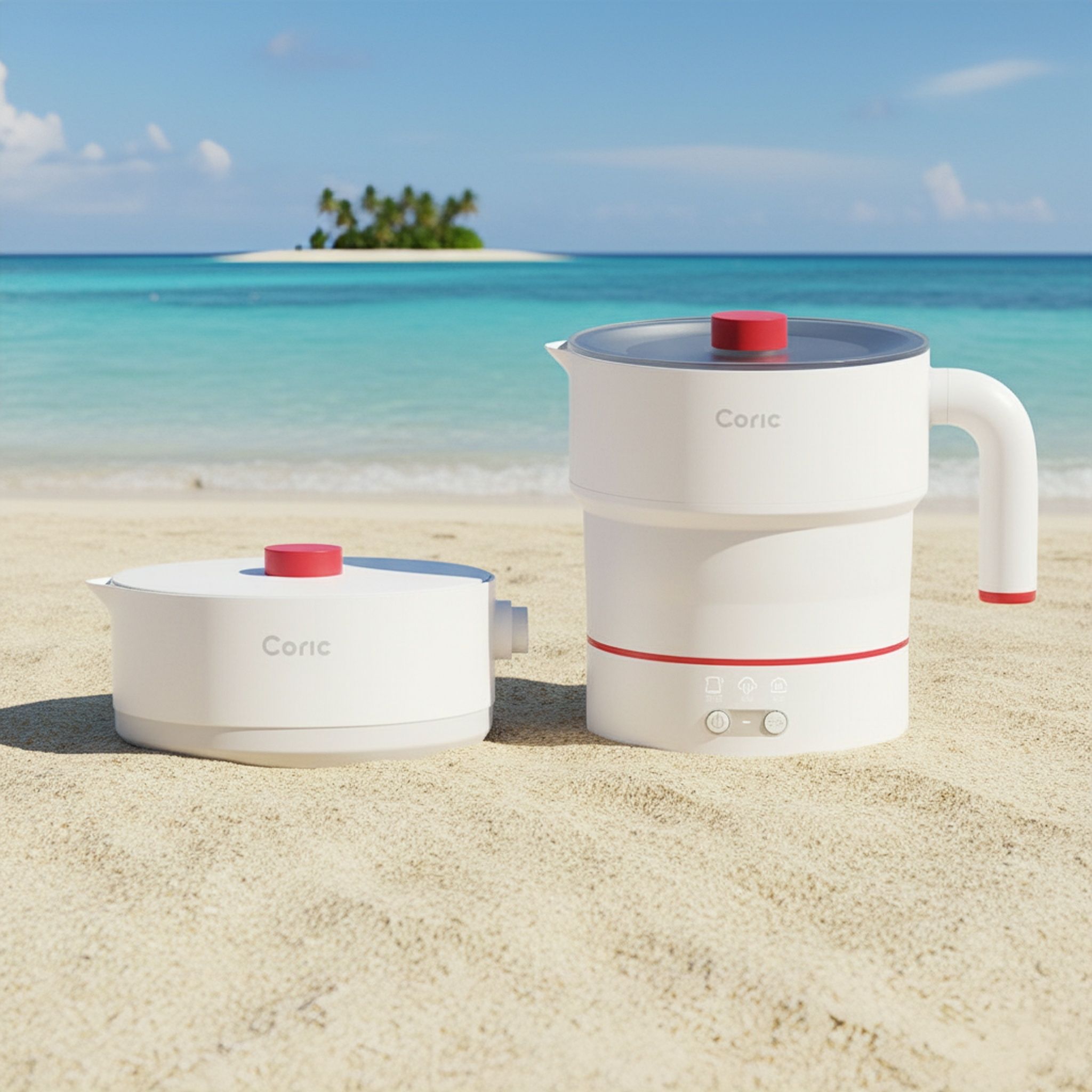 접이식 멀티 쿠커 전기 포트 스마트 여행용 휴대용 차박 미니 전기냄비