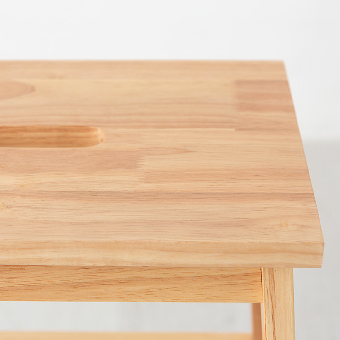 BEKJE 원목스텝스툴 고무나무 2860.1952