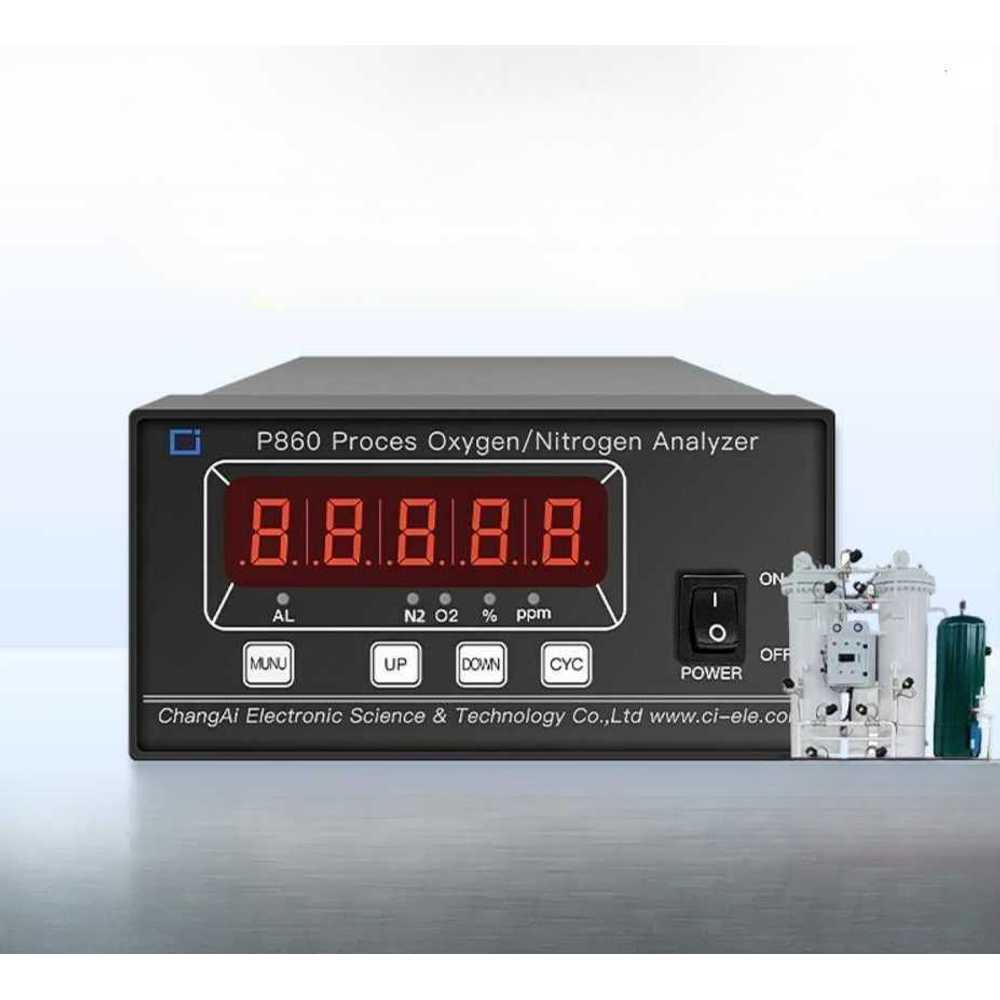 산업용 가스 누출 감지기 휴대용 디지털 검출기 산소 P860-3N 질소(79.0-99.9) - 상세 이미지 2