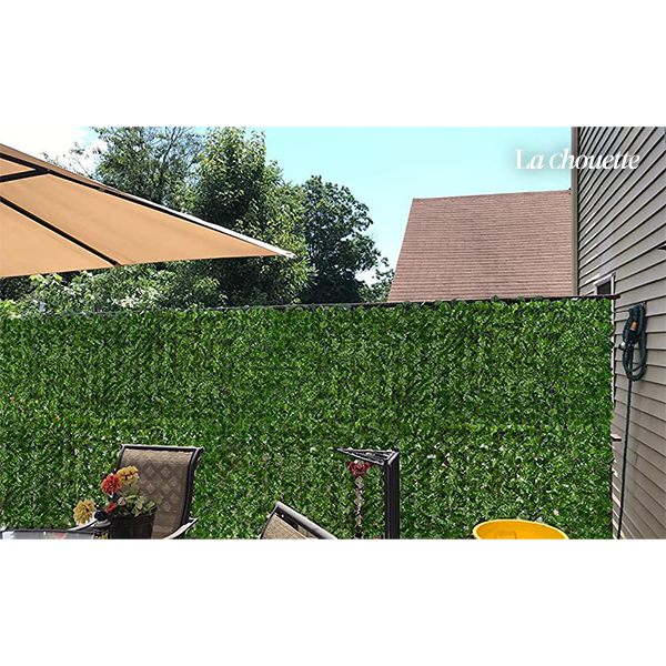 라슈에뜨 테라스 나뭇잎가림막 펜스꾸미기 사생활보호 옥상 발코니 베란다가리개 라이트그린3m