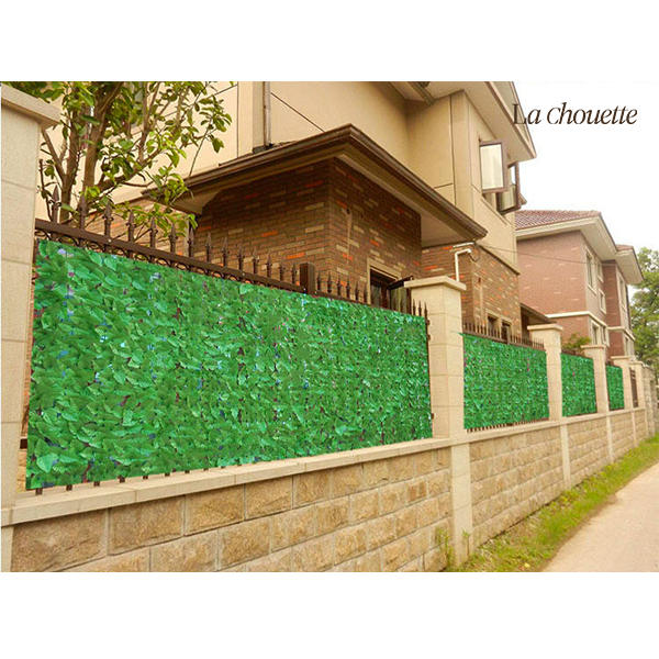 라슈에뜨 테라스 나뭇잎가림막 펜스꾸미기 사생활보호 옥상 발코니 베란다가리개 라이트그린3m