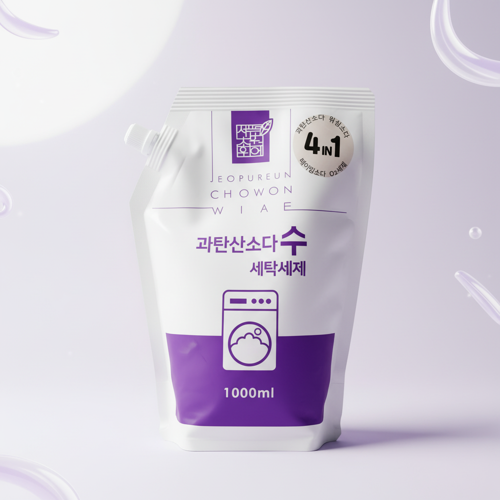 시월다래 과탄산소다 워싱소다 세탁조청소 산소계 표백제 멀티파워 세탁세제 1L 워터