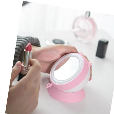 전자손난로 핑크 충전손난로 USB충전 LED거울손난로 충전식손난로