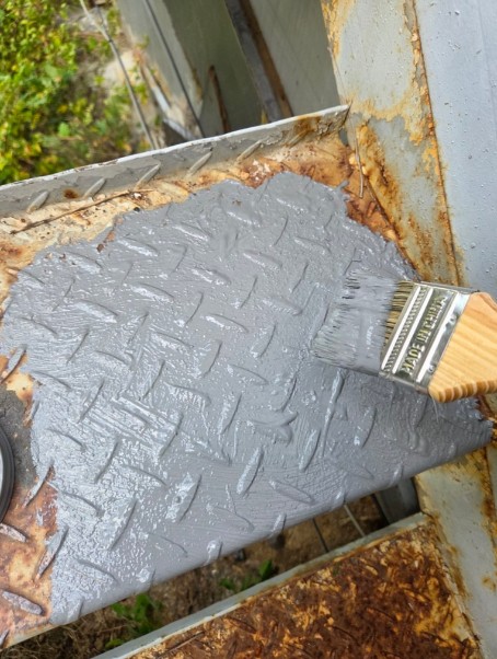 방청페인트 녹방지 철대문 철 철재용 컨테이너 녹방지 페인트 500ml 녹막이 이미지 2