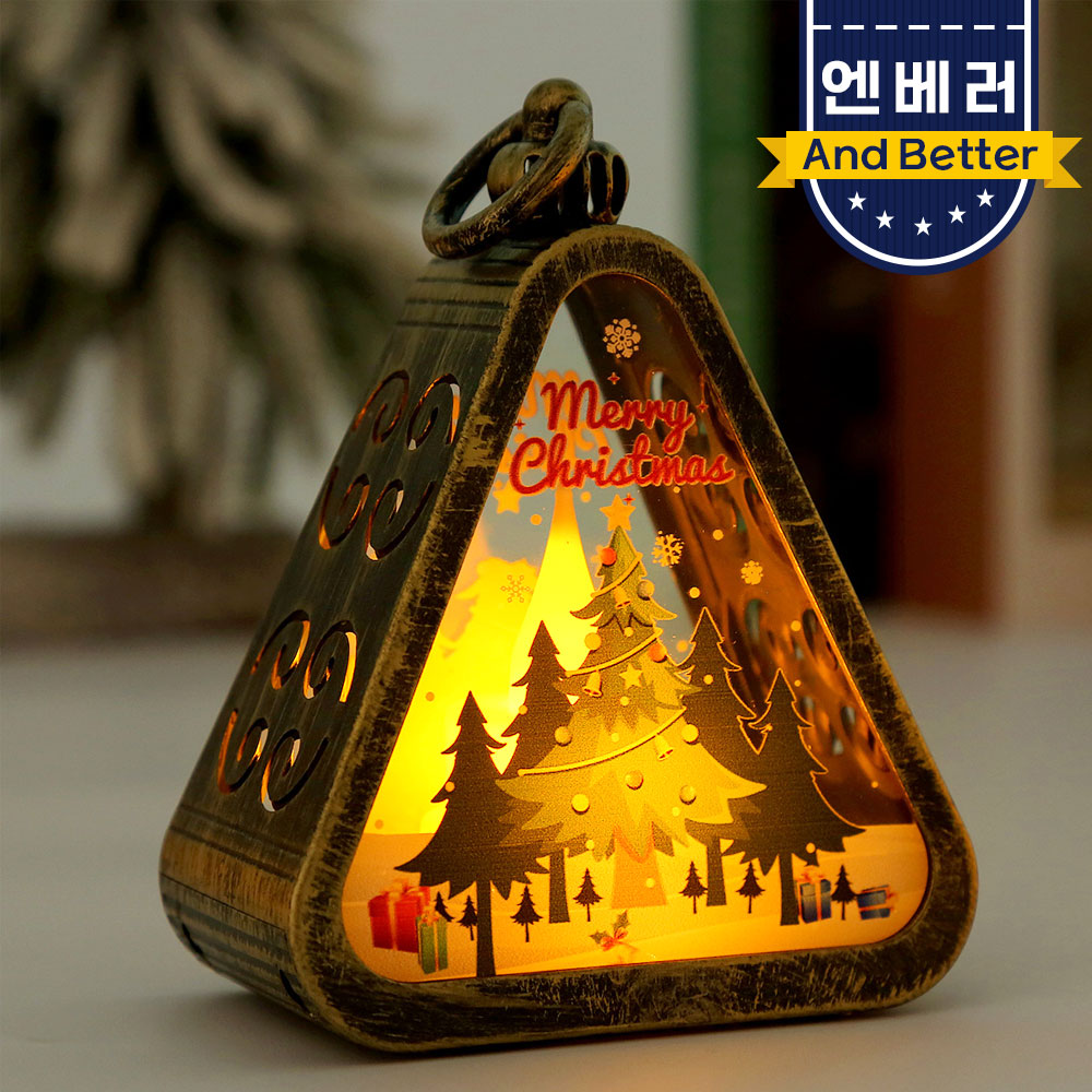 [1+1] 미니 크리스마스 소품 선물 눈사람 스노우볼 크리스마스조명 산타클로스 무드등 이미지 6