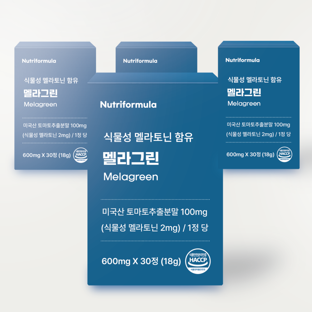 식물성 멜라토닌 2중배합 수면보조제 효과 미국 멜라그린 2mg 함유 효능 30정, 4개 - 상품 이미지