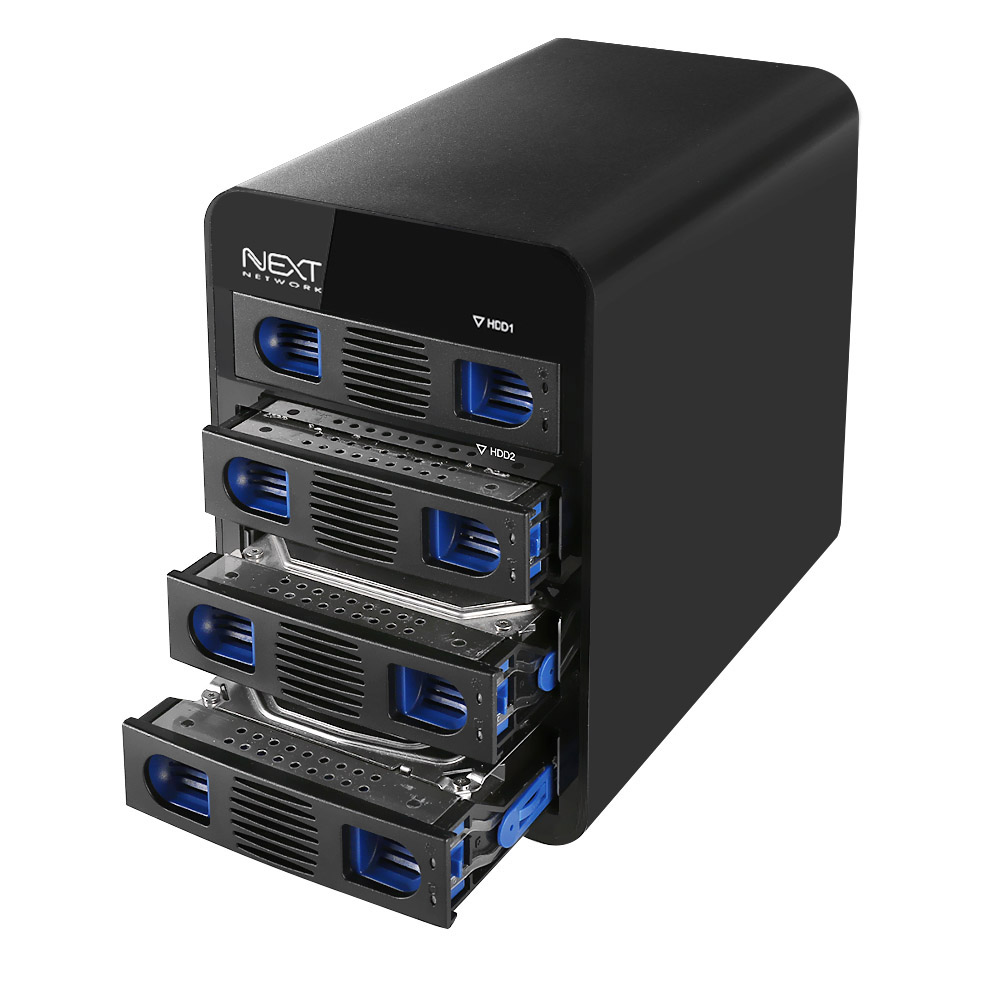 넥스트유 4베이 최대 80TB DAS C타입 Gen2 10Gbps HDD SDD 데이터 스토리지 704TC - 상세 이미지 2
