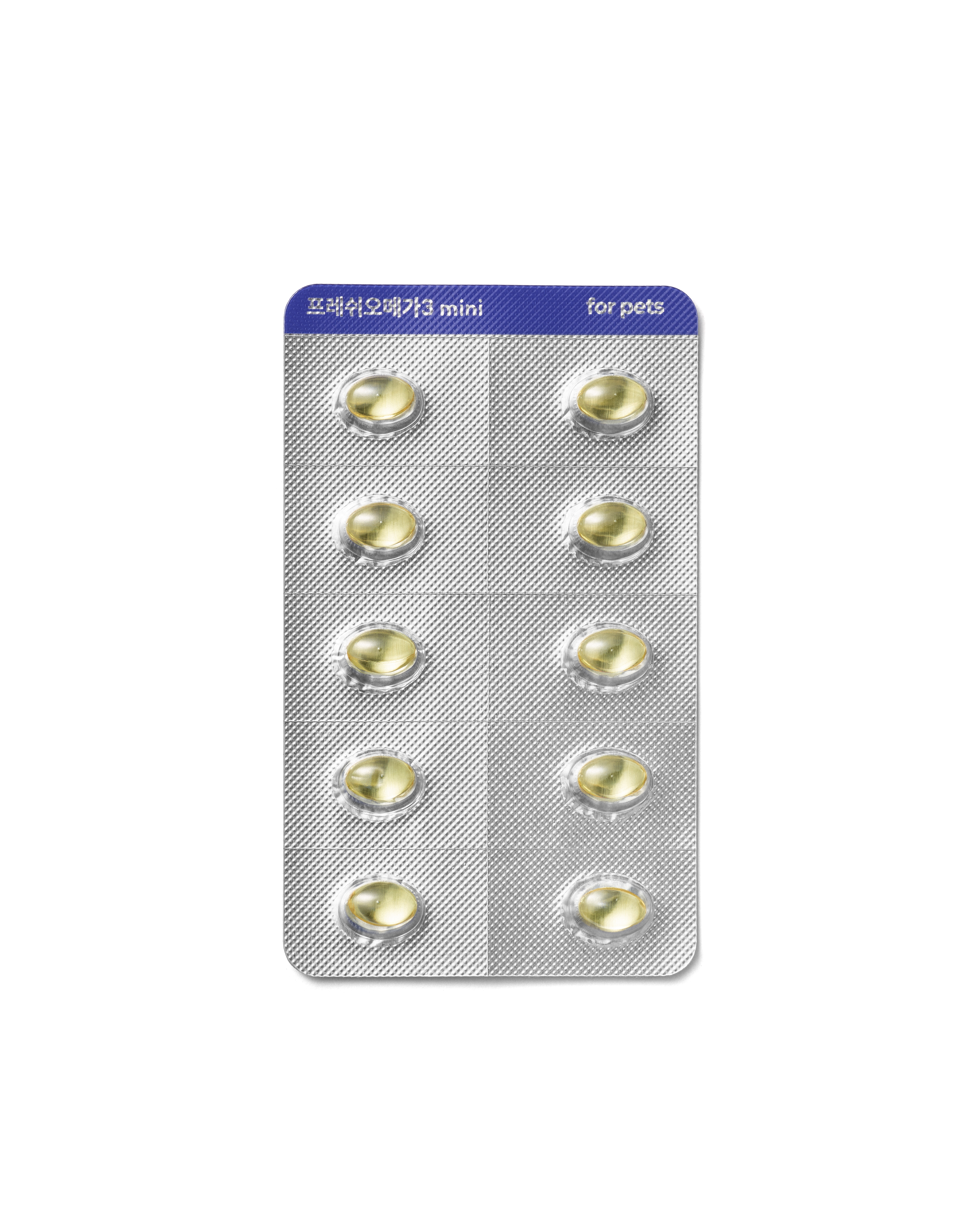 반려다움 KD파마 순도 80% 오메가3 mini 비타민A,E 강아지고양이 60캡슐, 3개 이미지 3